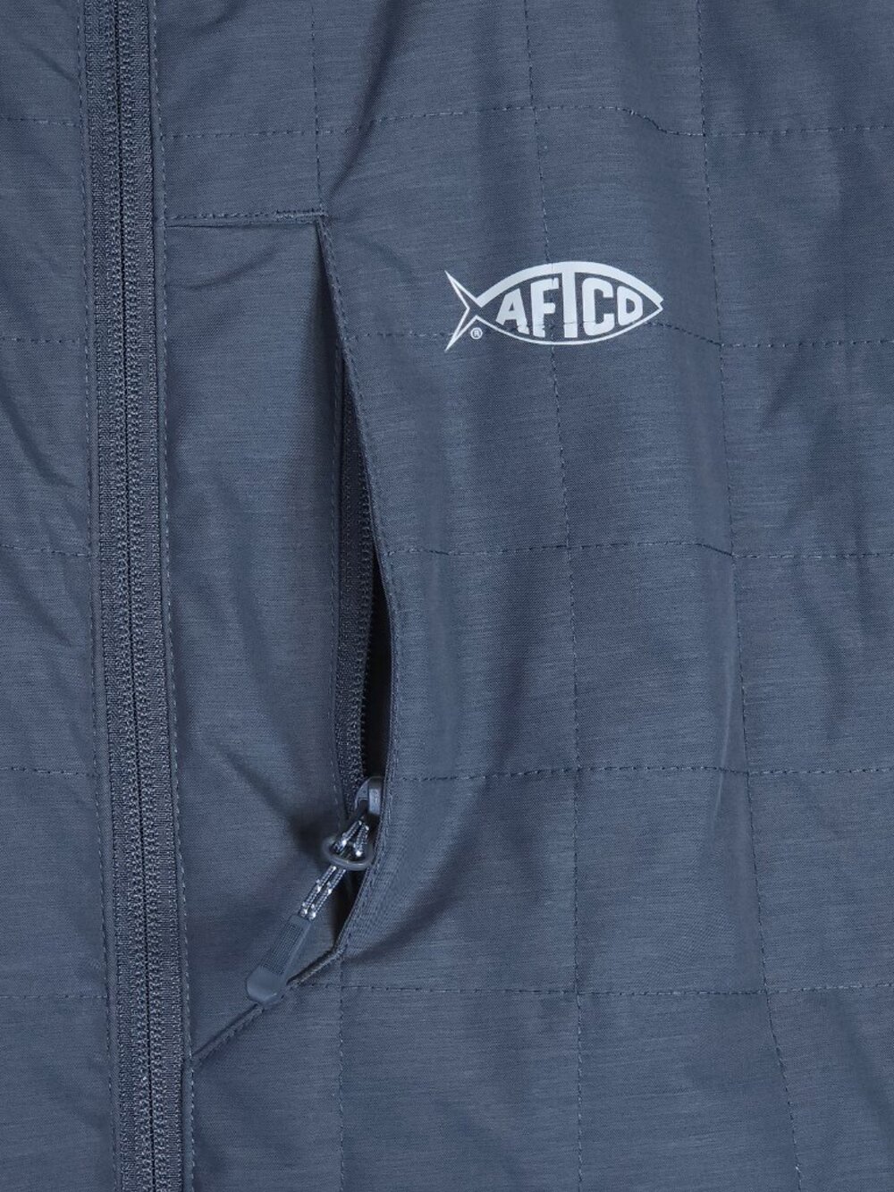 Aftco Pufferfish 300 Puffer Jacket Mens XL Gray 80g Insulated Fishing Outdoor - Picture 4 of 12